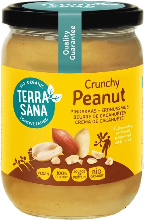 geröstete Erdnuss knusprig 100 % CRUNCHY BIO 500 g - TERRASANA