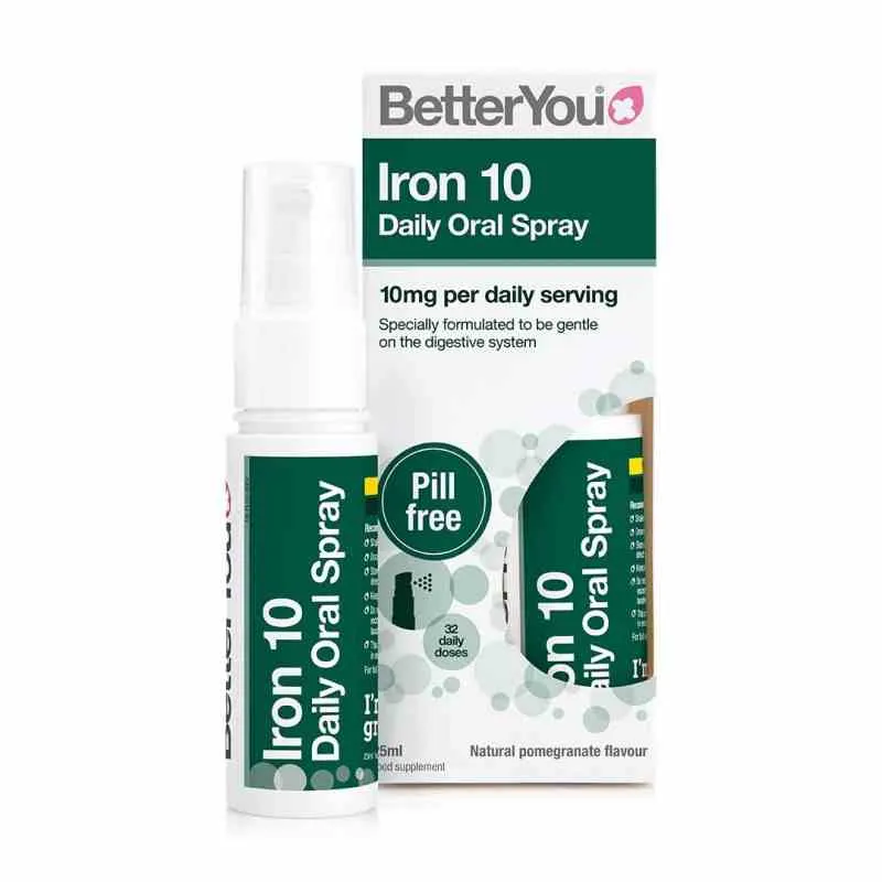 Better You Iron 10 Eisenspray mit Granatapfelgeschmack 25 ml