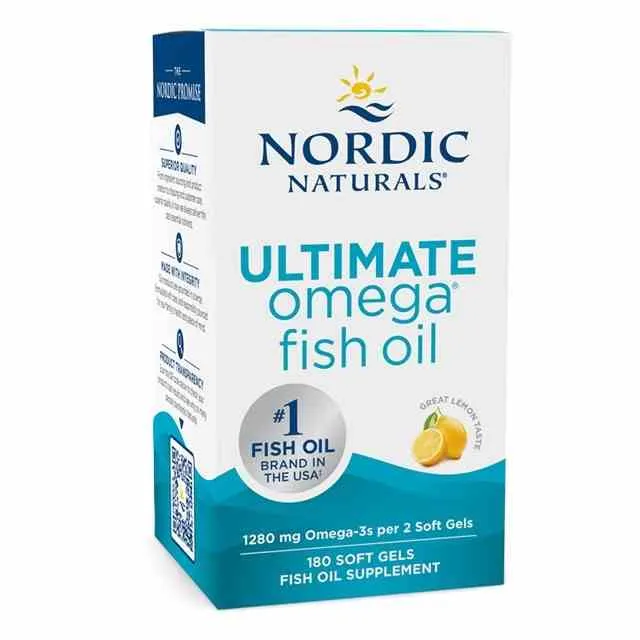 Nordic Naturals Ultimate Omega 1280 mg 180 Weichkapseln Zitronengeschmack