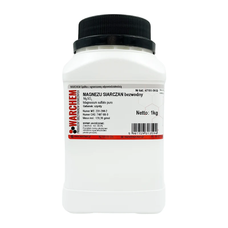 MAGNESIUMSULPHAT wasserfrei - rein 1kg WARCHEM