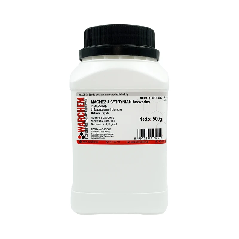 MAGNESIUMZITRAT - rein 500g WARCHEM