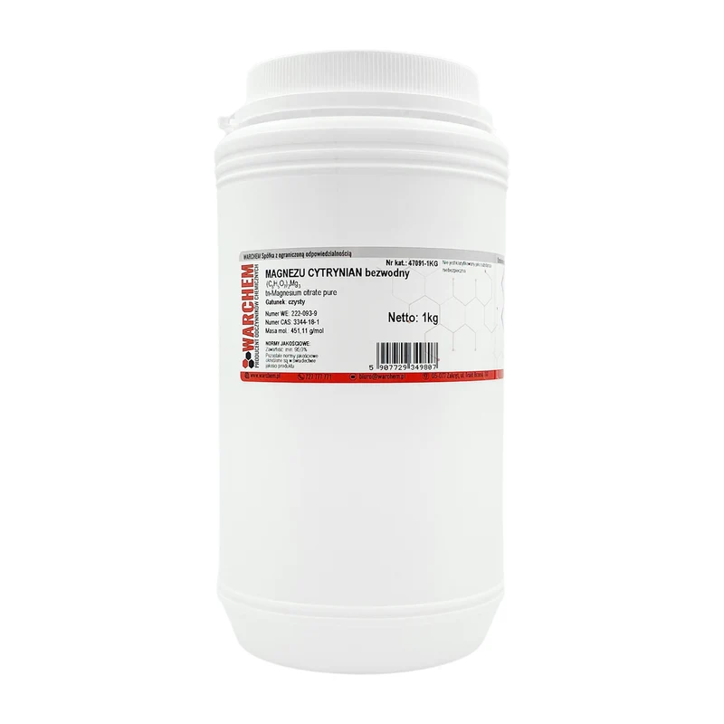 MAGNESIUMZITRAT - rein 1kg WARCHEM