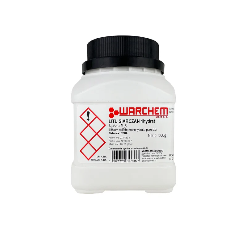LITIUM-SULPHAT 1hydrat - CZDA 500g WARCHEM