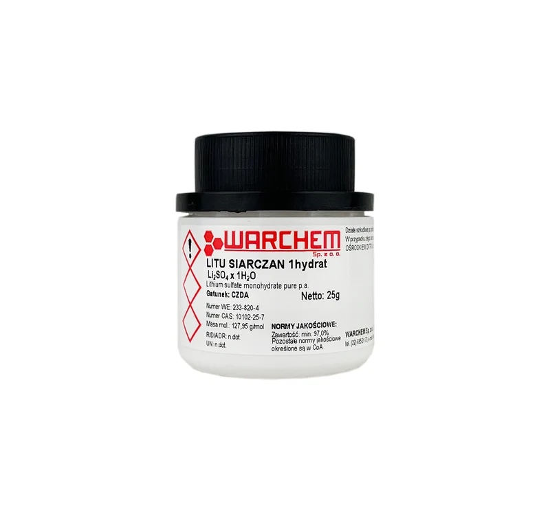 LITIUM-SULPHAT 1hydrat - CZDA 25g WARCHEM
