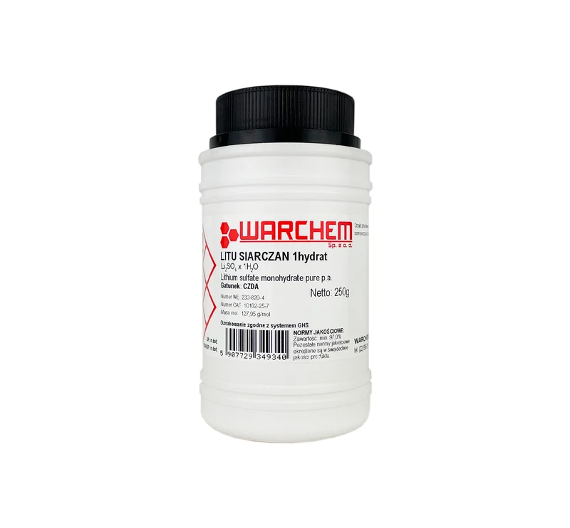 LITIUM-SULPHAT 1hydrat - CZDA 250g WARCHEM