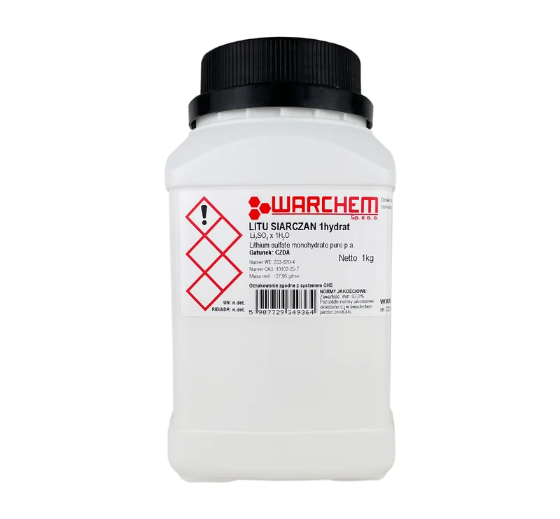 LITIUMSULPHAT 1hydrat - CZDA 1kg WARCHEM