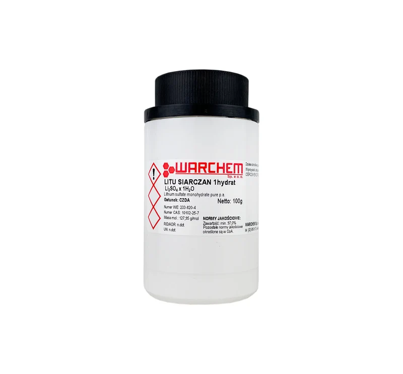 LITIUM-SULPHAT 1hydrat - CZDA 100g WARCHEM