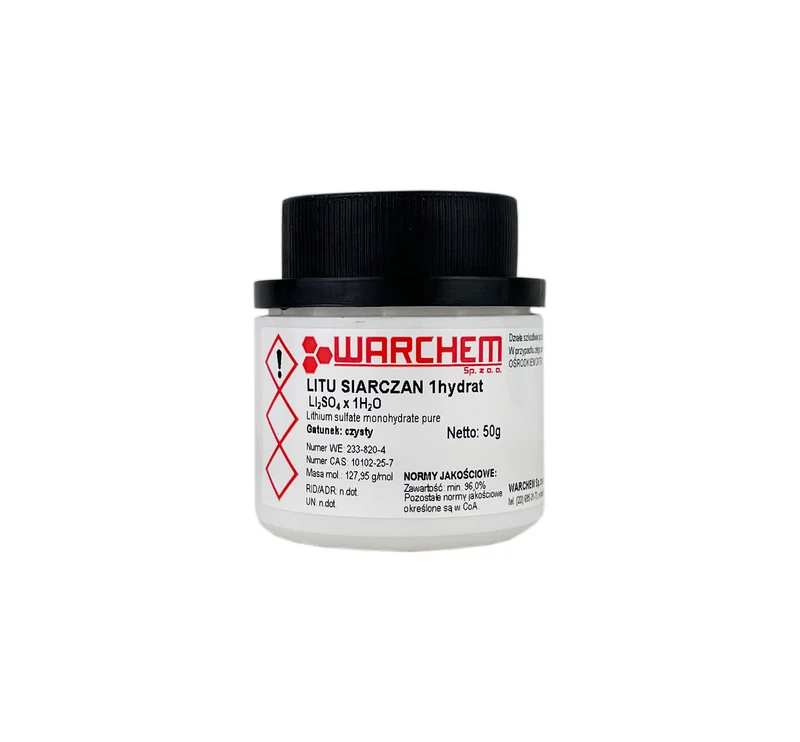 LITIUM SULPHATE 1hydrate - rein 50g WARCHEM