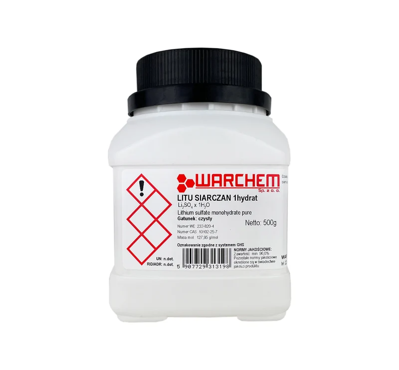 LITIUM SULPHATE 1hydrate - rein 500g WARCHEM