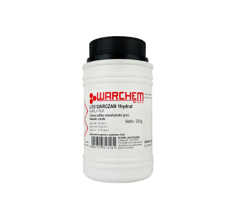 LITIUM SULPHATE 1hydrate - rein 250g WARCHEM