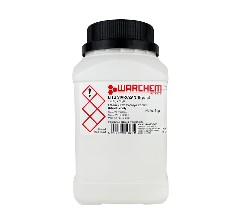 LITIUM SULPHATE 1hydrate - rein 1kg WARCHEM