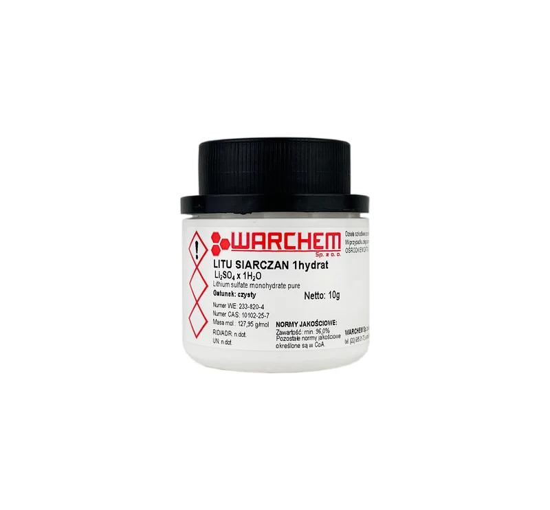 LITIUM SULPHATE 1hydrate - rein 10g WARCHEM