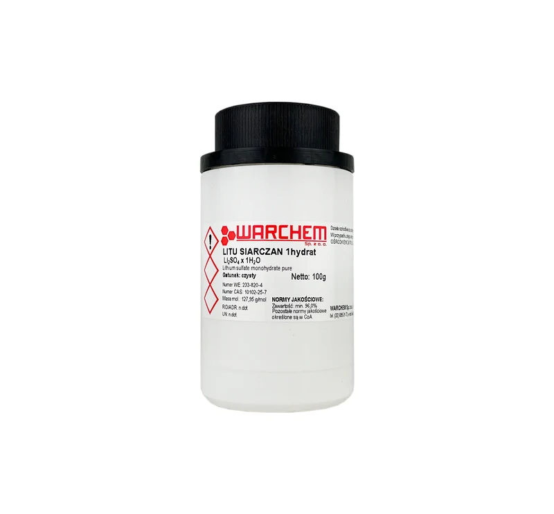 LITIUM SULPHATE 1hydrate - rein 100g WARCHEM