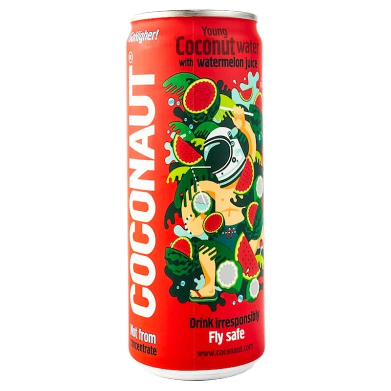 Coconaut eau de coco jeune avec jus de pastèque NFC Coconaut, 320ml