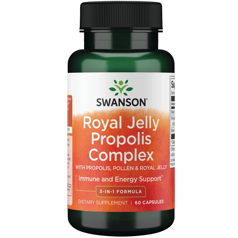 SWANSON Gelée Royale Propolis-Komplex (60 Kapseln).