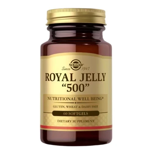 SOLGAR Gelée Royale 500 - Gelée Royale 500 mg (60 Kapseln).