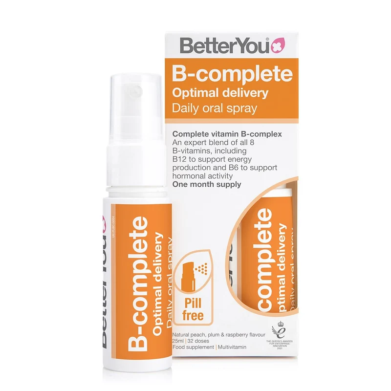 BETTERYOU B-Complete Daily Oral Spray - Vitamin B-Komplex-Spray (25 ml)