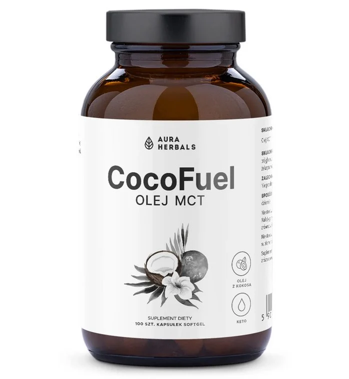 AURA HERBALS CocoFuel - MCT-Öl 1000 mg (100 Kapseln).