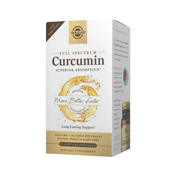 SOLGAR Curcumin Vollspektrum Vegane Form (90 Kapseln)