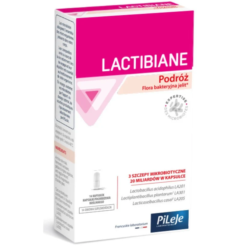 PILEJE Lactibiane Travel - Probiotikum (14 Kapseln).