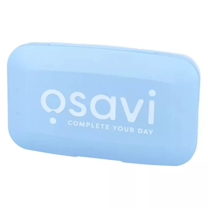 OSAVI Pillendose - Medikamenten-Organizer (blau)