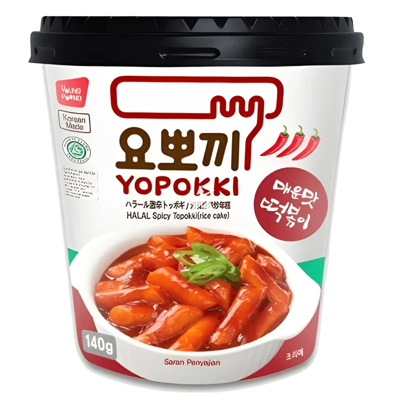 Yopokki Halal Pikante Topokki 140 g