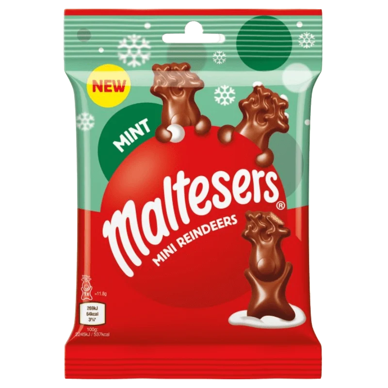 Maltesers Mint Mini-Rentiere 59 g
