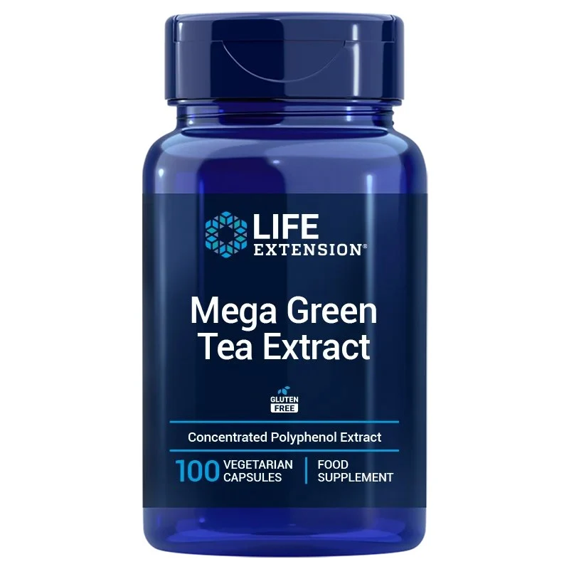 LIFE EXTENSION Mega Grüner Tee Extrakt 725 mg EU (100 Kapseln)