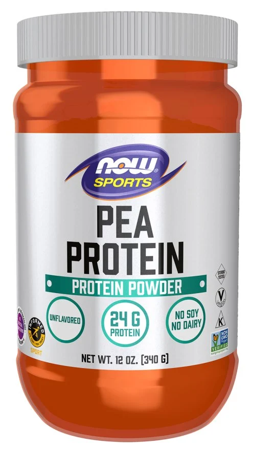 NOW FOODS Erbsenprotein-Pulver, nicht aromatisiert - Erbsenprotein-Isolat (340 g)