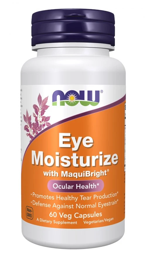 NOW FOODS Eye Moisturize with MaquiBright - Augenfeuchtigkeitscreme mit MaquiBright (60 Kapseln).