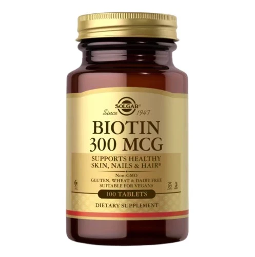 SOLGAR Biotin 300 mcg - Biotin 300 mcg (100 Tabletten).