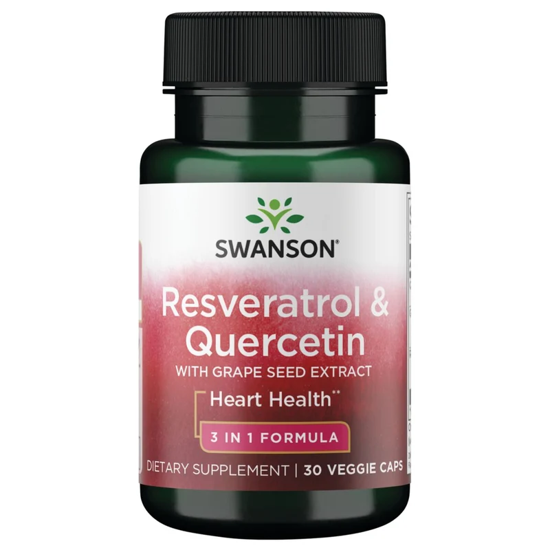 SWANSON Resveratrol + Quercetin (30 Kapseln)