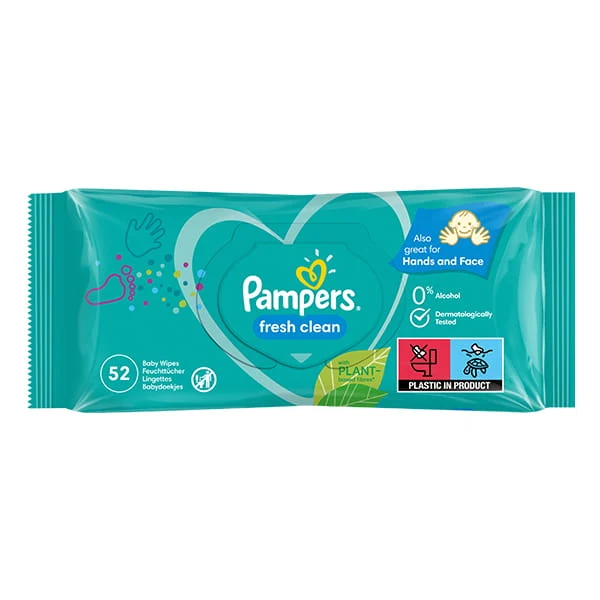 Fresh Clean Pampers Tücher 52 Stk