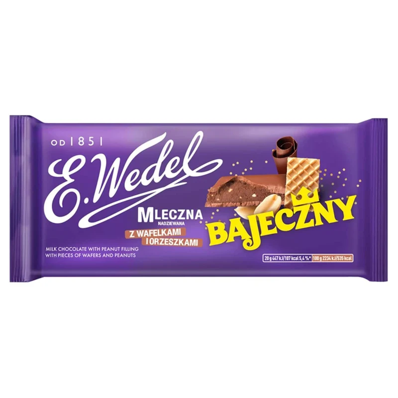 Milchschokolade gefüllt mit fabelhafter E. Wedel 100g