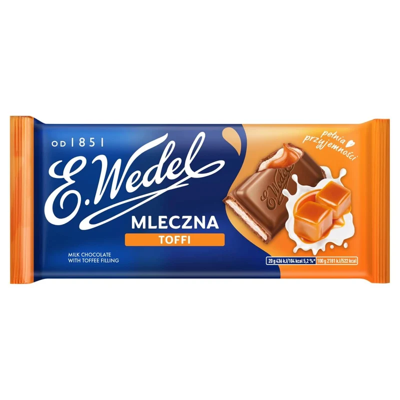 Milchschokolade-Toffee E. Wedel 100g