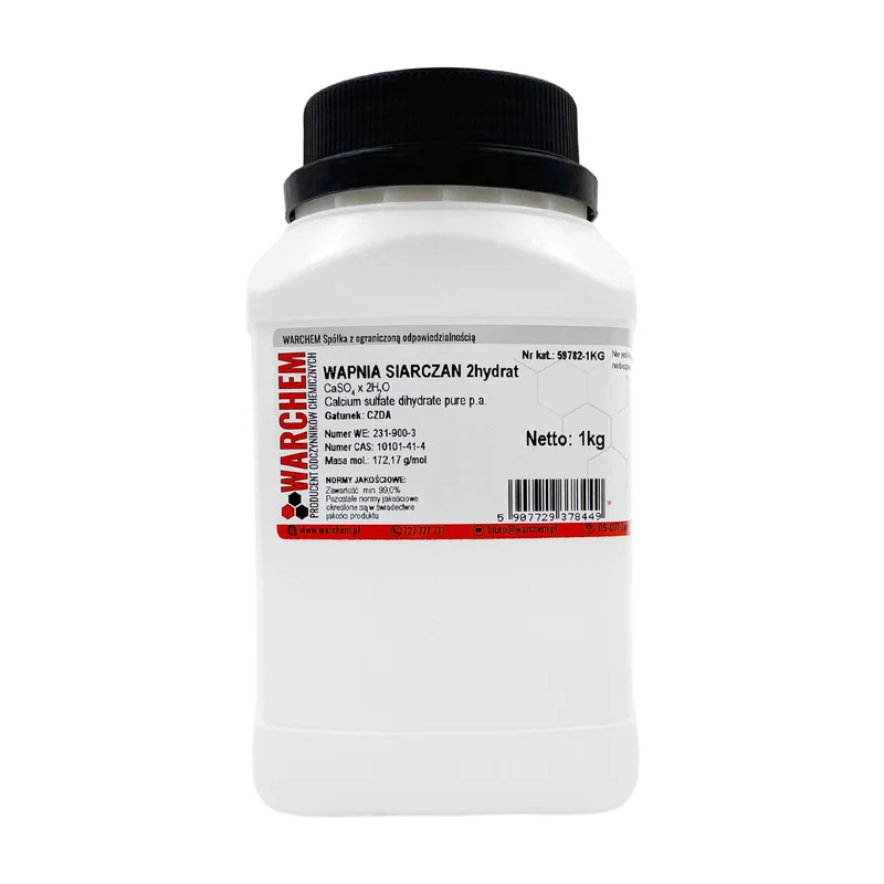 CALCIUM SULPHATE 2-hydrate - CZDA 1kg WARCHEM