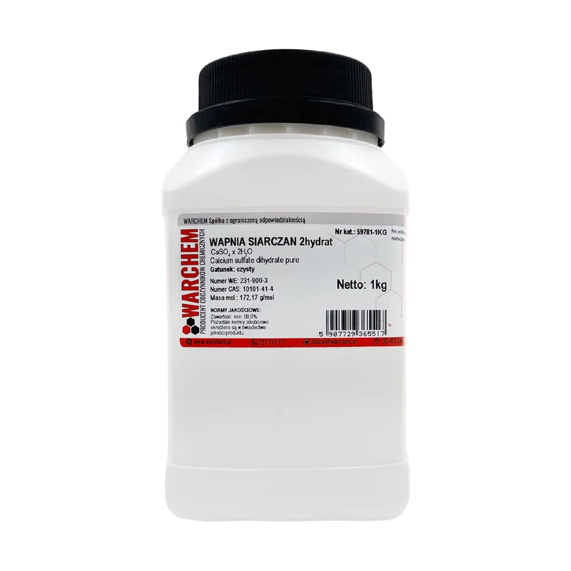 CALCIUM SULPHATE 2-hydrate - rein 1kg WARCHEM