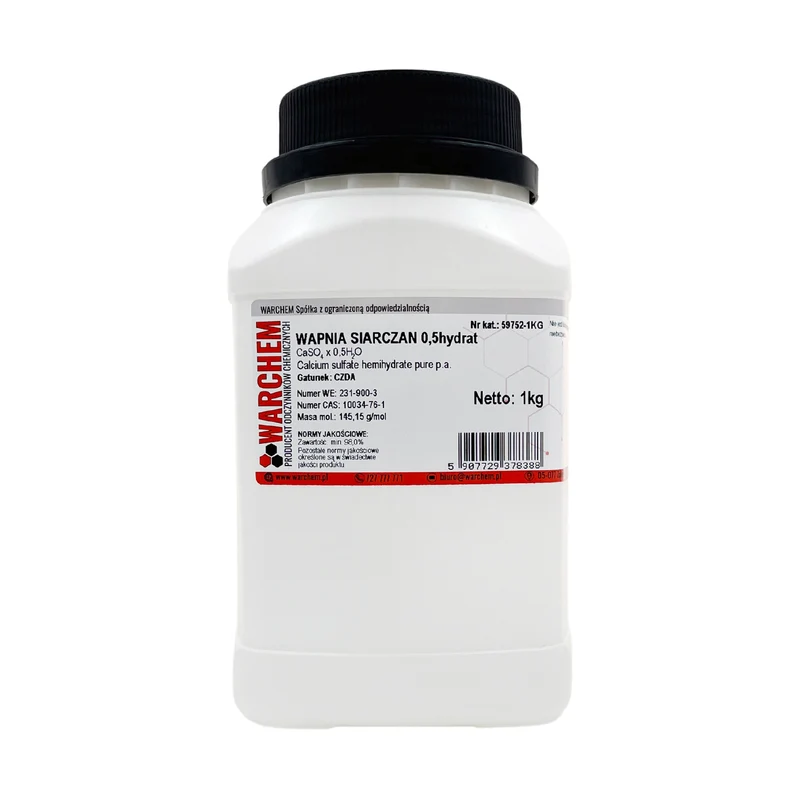 CALCIUM SULPHATE 0,5hydrate - CZDA 1kg WARCHEM