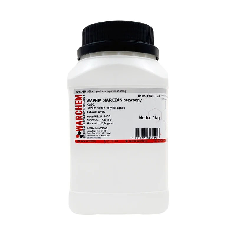 CALCIUM SULPHATE wasserfrei - rein 1kg WARCHEM