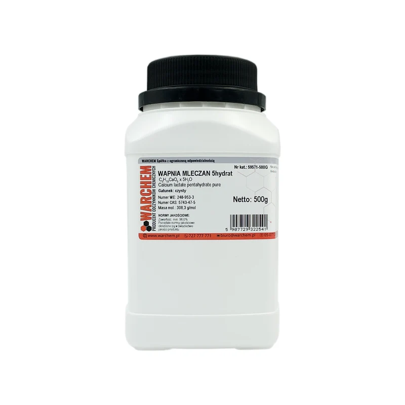 CALCIUM LCIATE 5-hydrate - rein 500g WARCHEM
