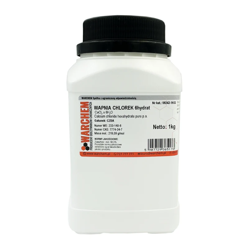 KALZIUMCHLORID 6hydrat - CZDA 1kg WARCHEM