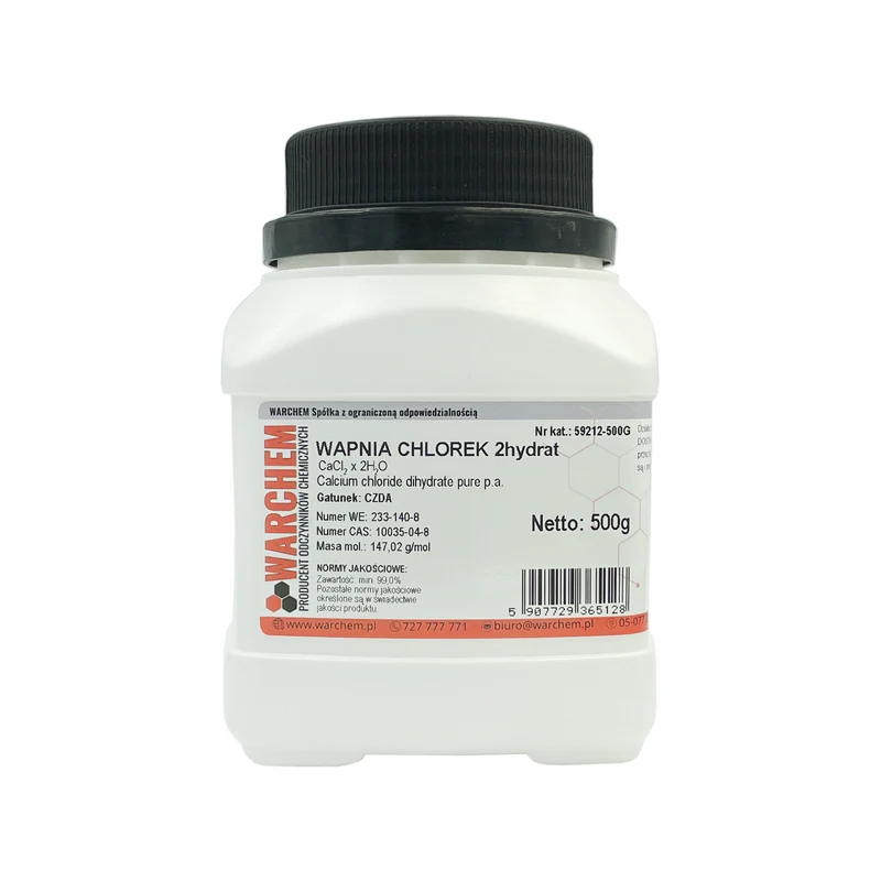 CALCIUM CHLORIDE 2-hydrate - CZDA 500g WARCHEM