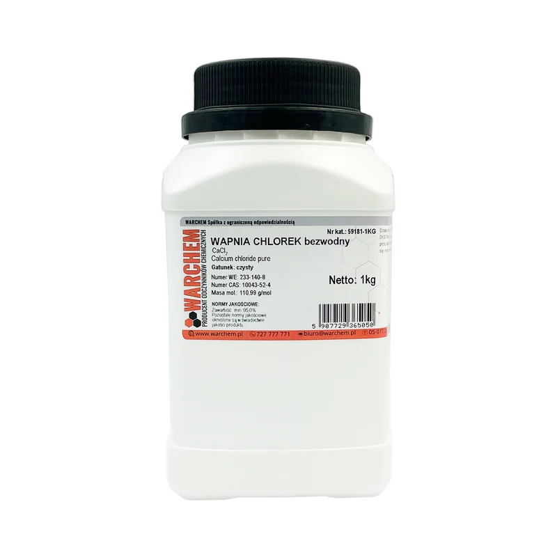 CALCIUM CHLORIDE wasserfrei - rein 1kg WARCHEM