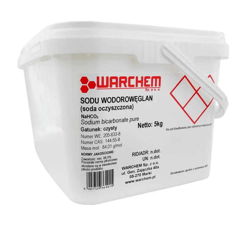 SODIUM HYDROGEN CARBONATE - rein 5kg WARCHEM