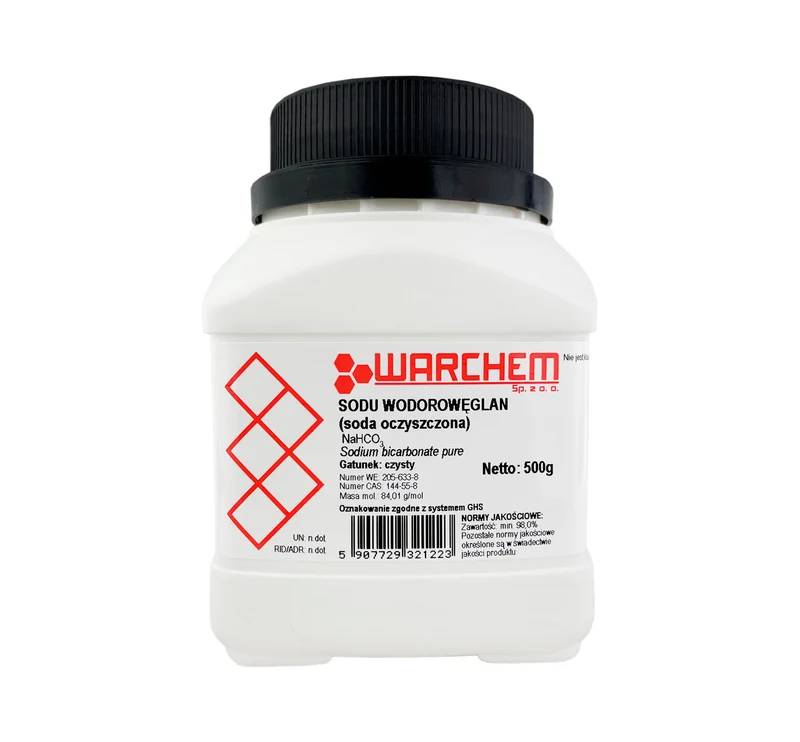 SODIUM HYDROGEN CARBONATE - rein 500g WARCHEM