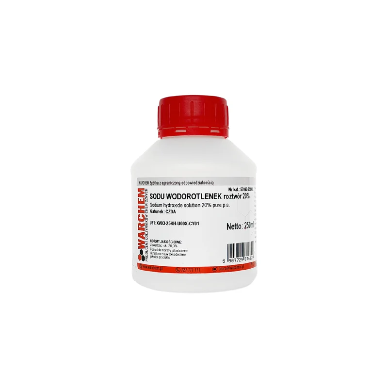 SODIUM HYDROXIDE Lösung 20% - CZDA 250ml WARCHEM