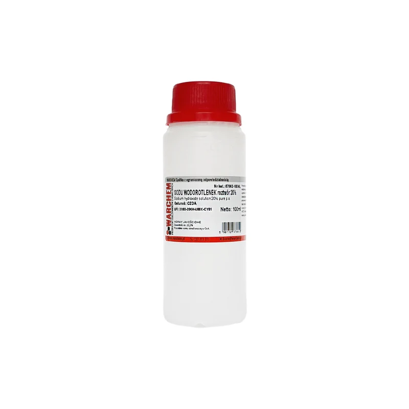 SODIUM HYDROXIDE Lösung 20% - CZDA 100ml WARCHEM