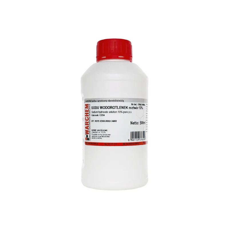 SODIUM HYDROXIDE 10% Lösung - CZDA 500ml WARCHEM
