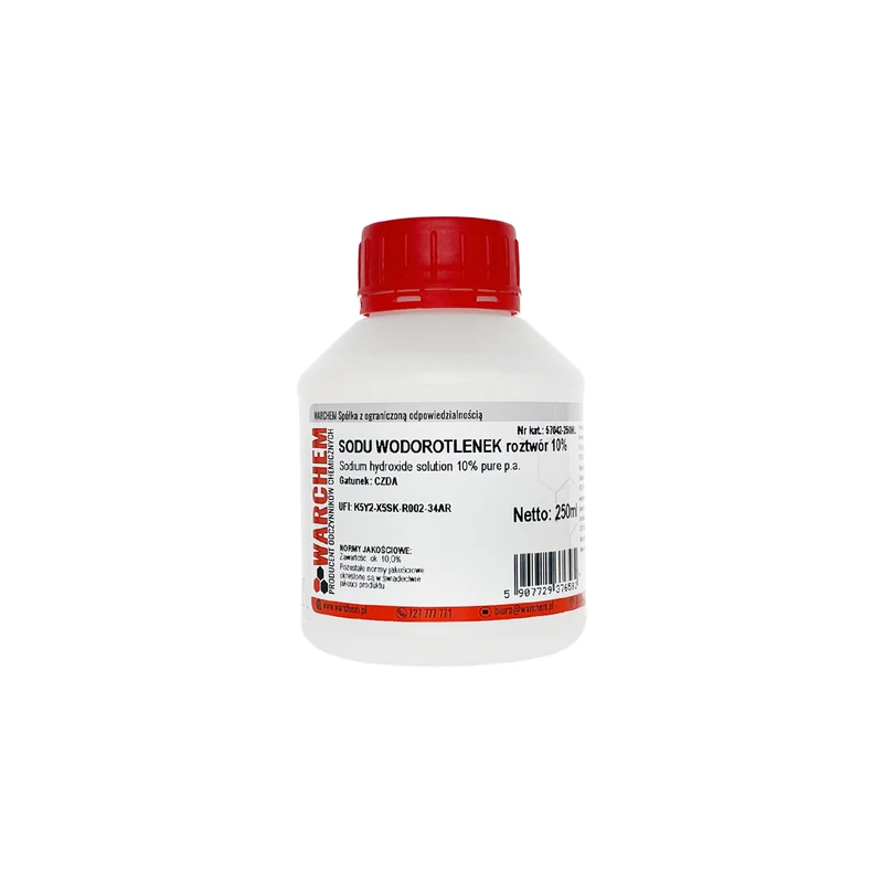 SODIUM HYDROXIDE Lösung 10% - CZDA 250ml WARCHEM