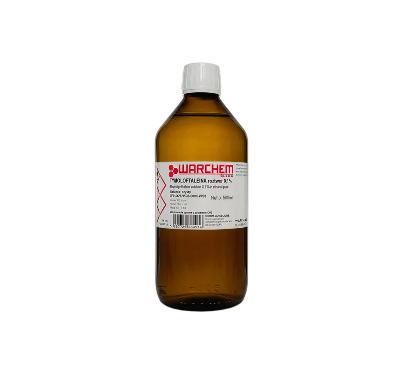 TYMOLOFTALEIN Lösung 0,1% 500ml WARCHEM